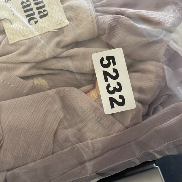 Savanna Jane Tiered Maxi Dress Womens Small Floral Embroidery Cottage Boho NEW - Picture 16 of 16